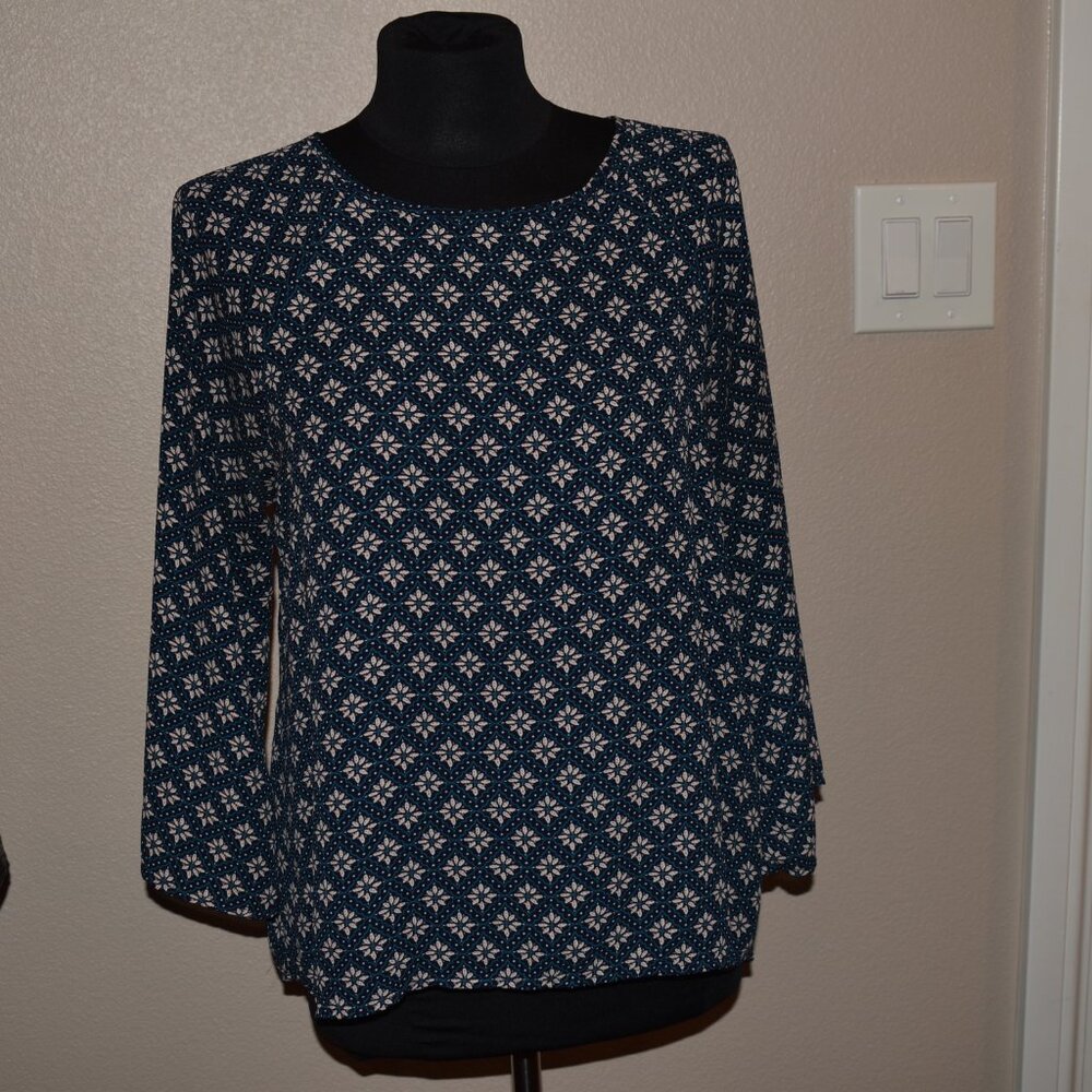Papermoon Larie Crew Neck Blouse Size M - Picture 3 of 5
